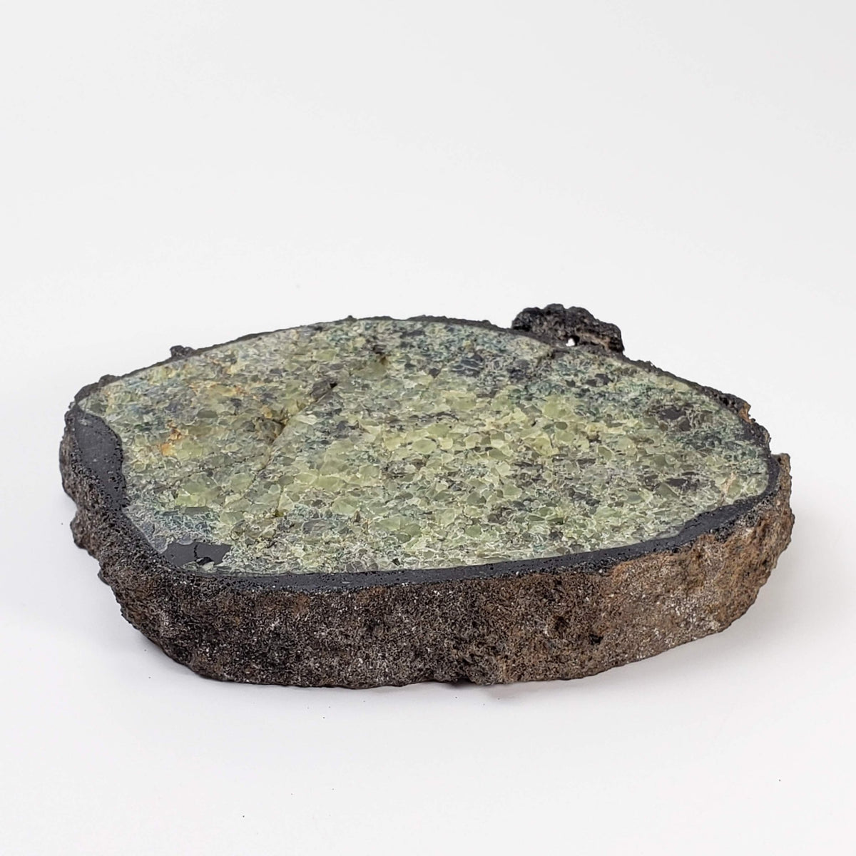  Olivine Volcanic Bomb | Lava Rock Crystal | 174.3 gr Slice | Mt Shadwell Volcano, Australia | SO24 6