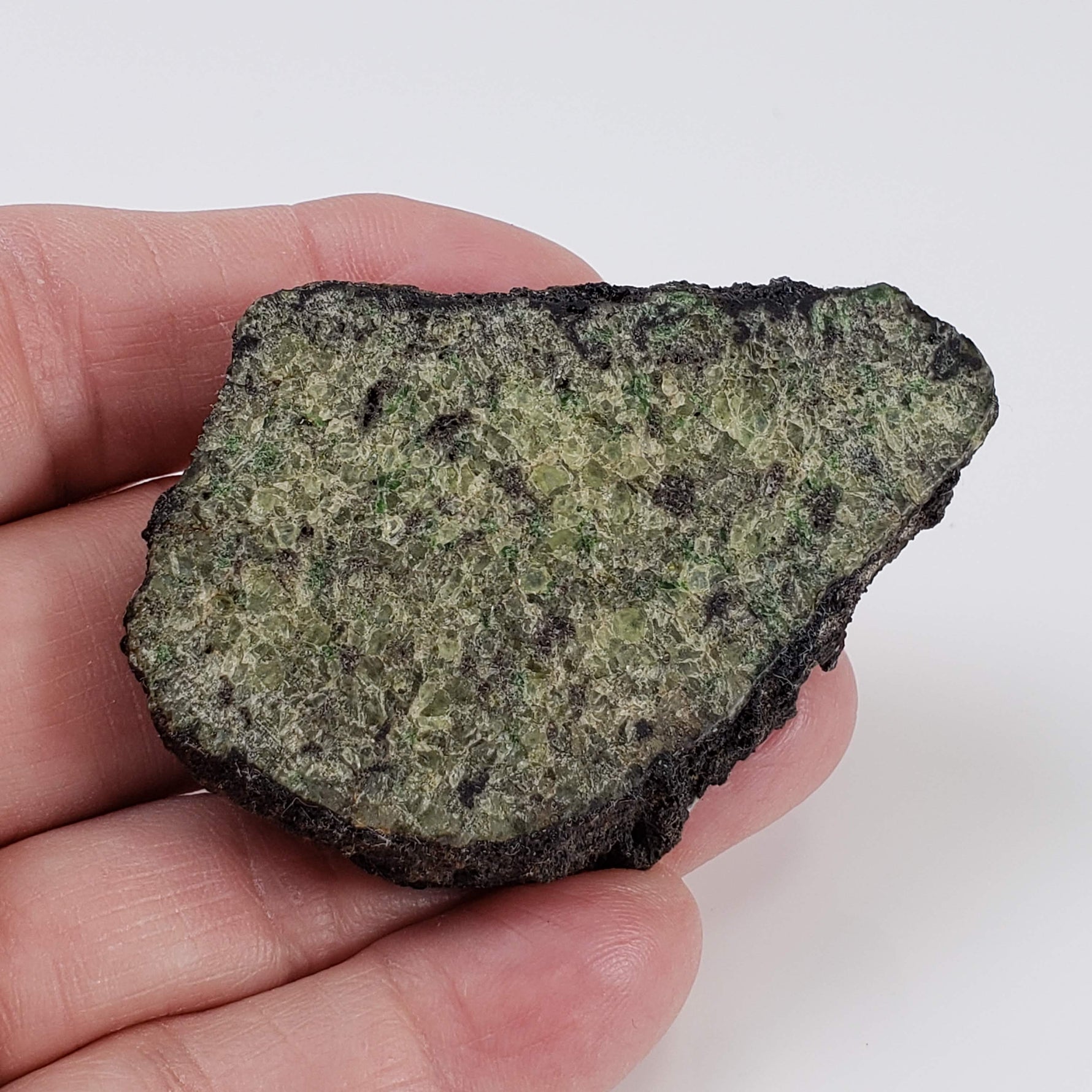  Olivine Volcanic Bomb | Lava Rock Crystal | 58.6 gr Slice | Mt Shadwell Volcano, Australia 4