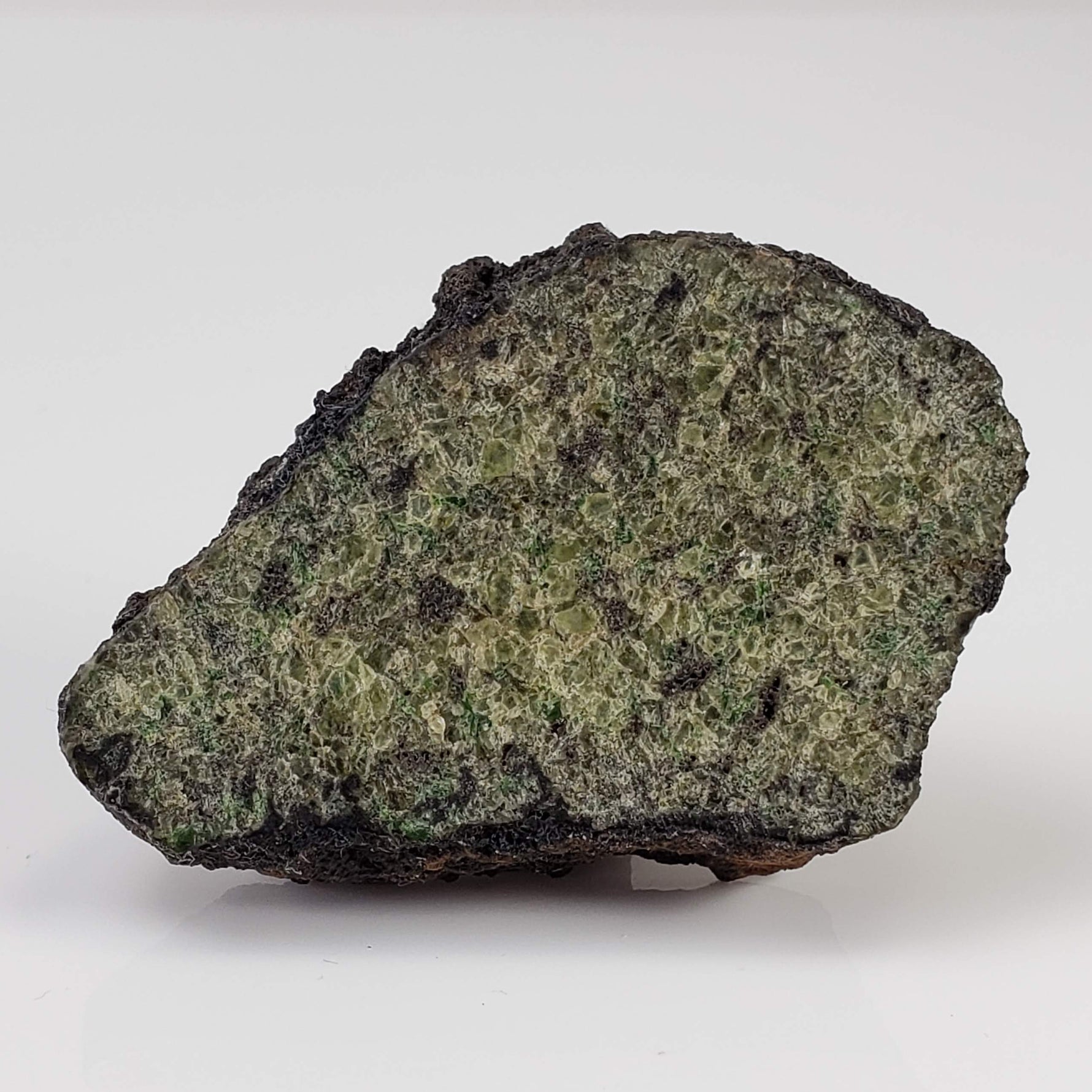  Olivine Volcanic Bomb | Lava Rock Crystal | 58.6 gr Slice | Mt Shadwell Volcano, Australia 
