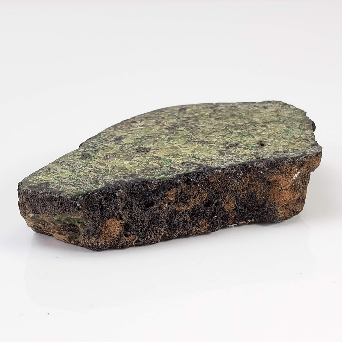  Olivine Volcanic Bomb | Lava Rock Crystal | 58.6 gr Slice | Mt Shadwell Volcano, Australia 2