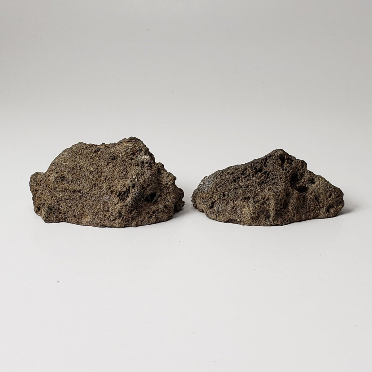  Olivine Volcanic Bomb Matching Halves | Lava Coated Crystal | 58.6 gr, | Mortlake, Victoria, Australia | SO24 4