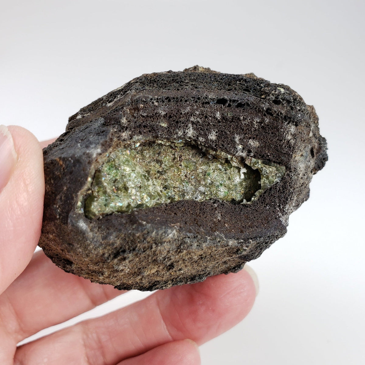  Olivine Volcanic Bomb | Rock Lava Crystal | 157.6 gr | Mt Shadwell Volcano, Australia | SO24 6