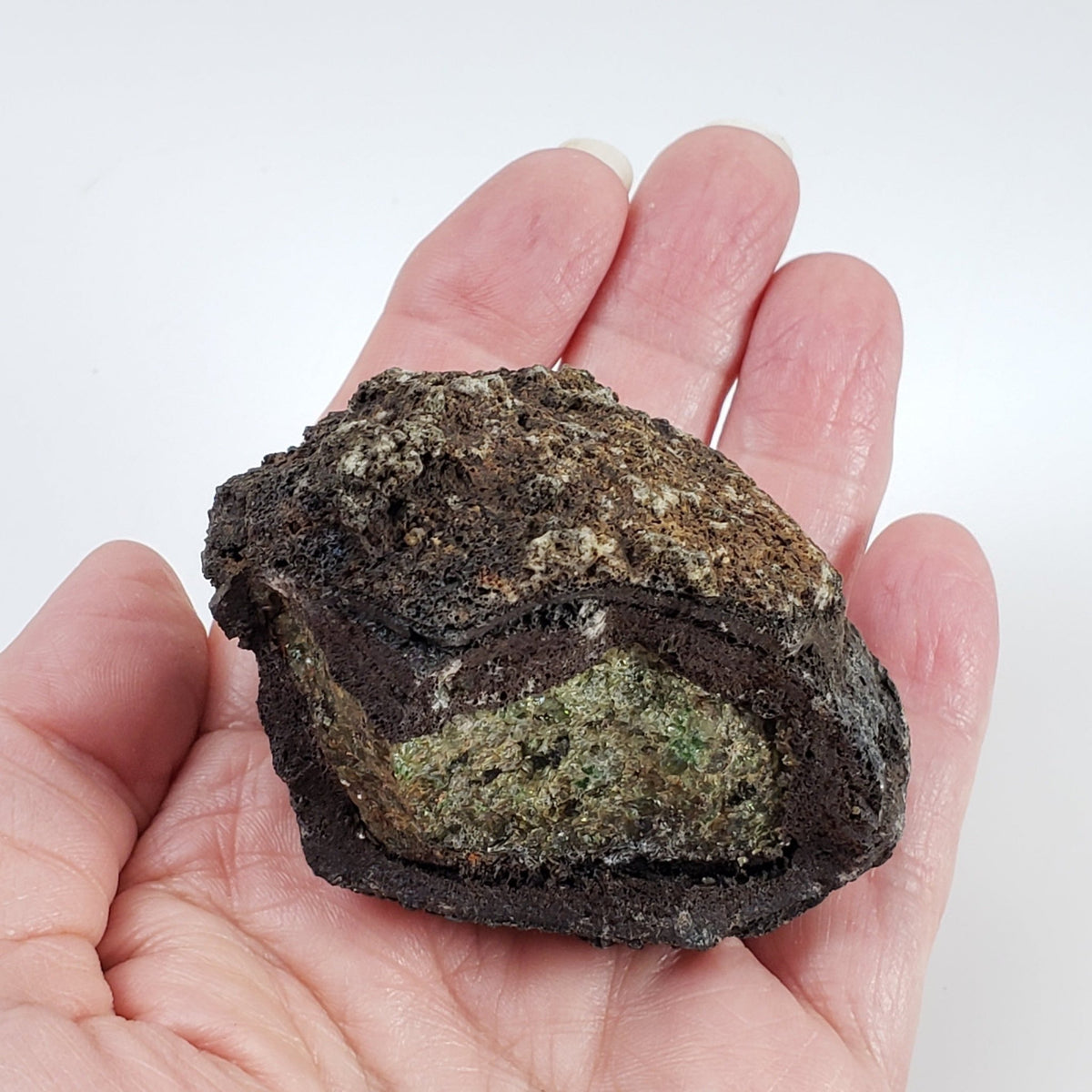  Olivine Volcanic Bomb | Rock Lava Crystal | 157.6 gr | Mt Shadwell Volcano, Australia | SO24 7