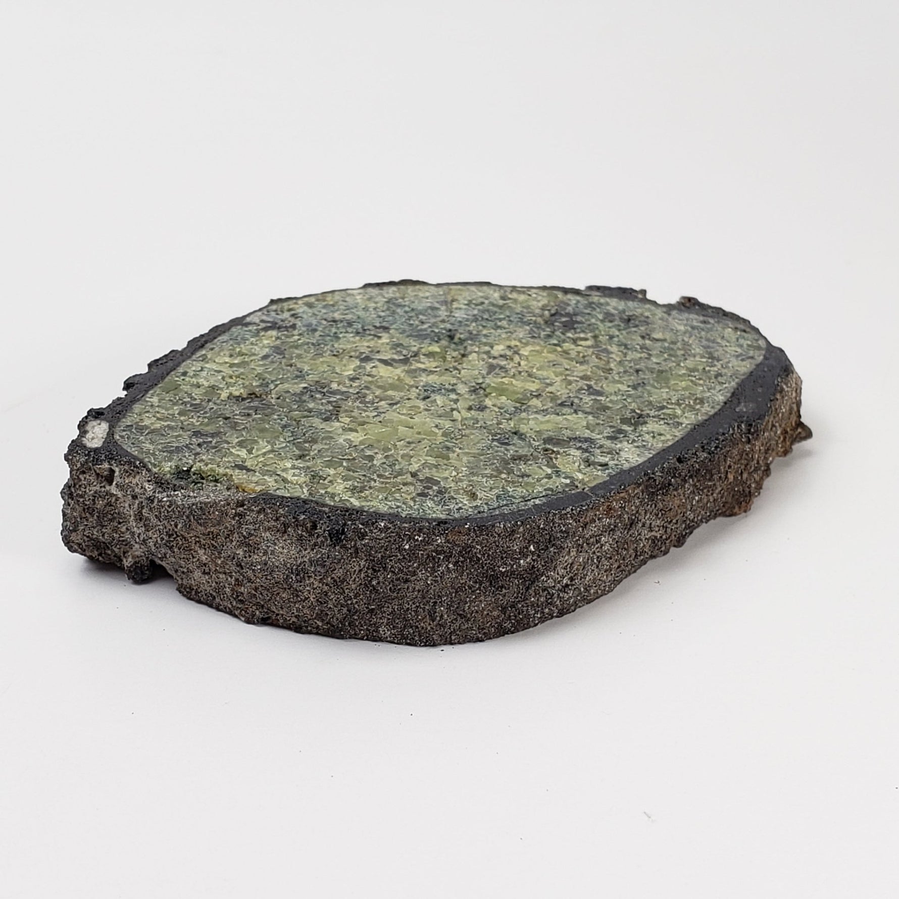  Olivine Volcanic Bomb Slice | Rock Lava Crystal | 150.7 gr | Mt Shadwell Volcano, Australia | SO24 4