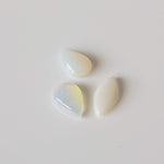 Opal | 3 Piece Lot | Mixed Shape Cabochon | White Rainbow | 1.0tcw 