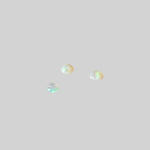  Opal | 3 Piece Lot | Round Cabochon | White Rainbow | 1.6-1.7mm SO24 2