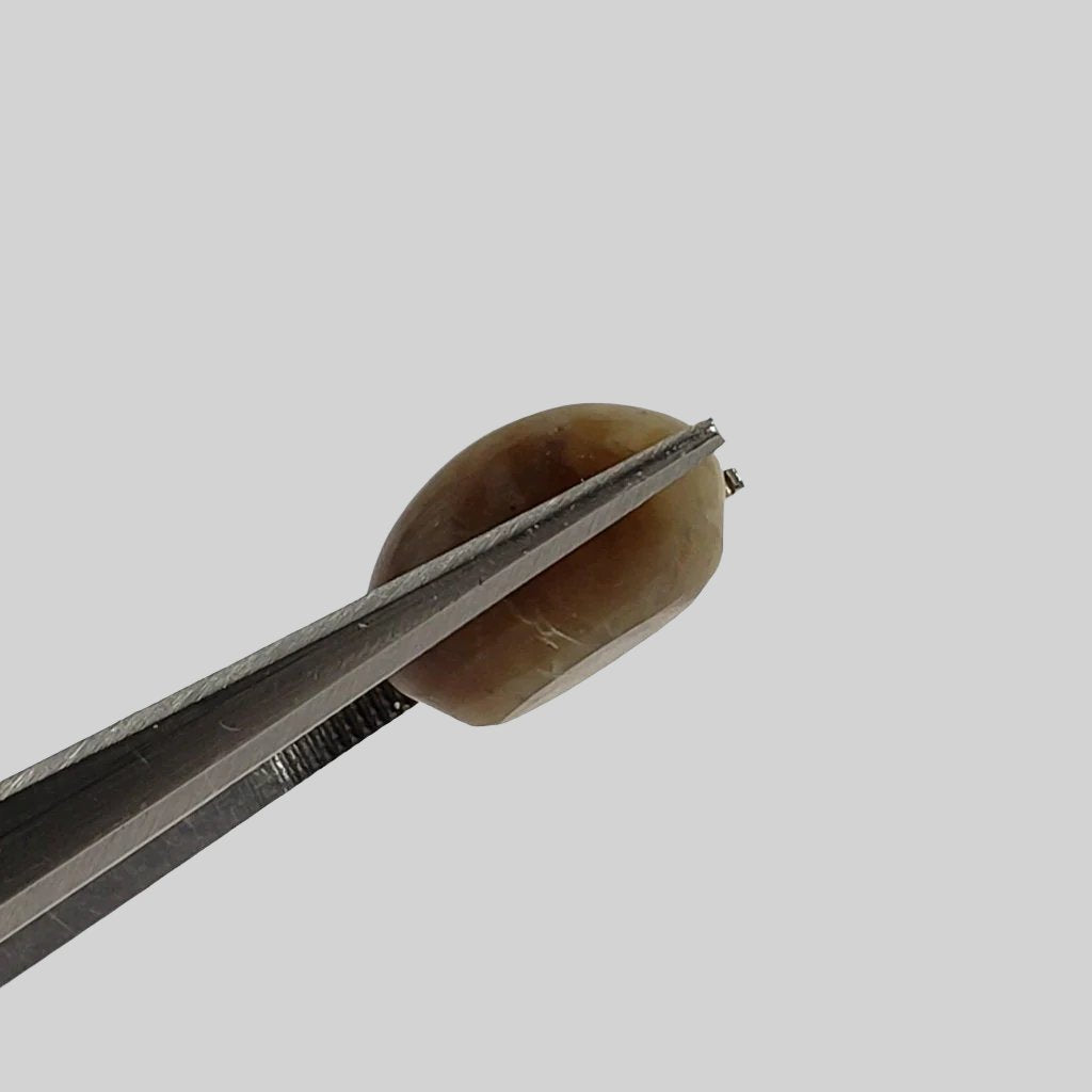  Opal Cats Eye | Oval Cabochon | Honey Color | 13.5x10.5mm 6.33ct | Africa 1