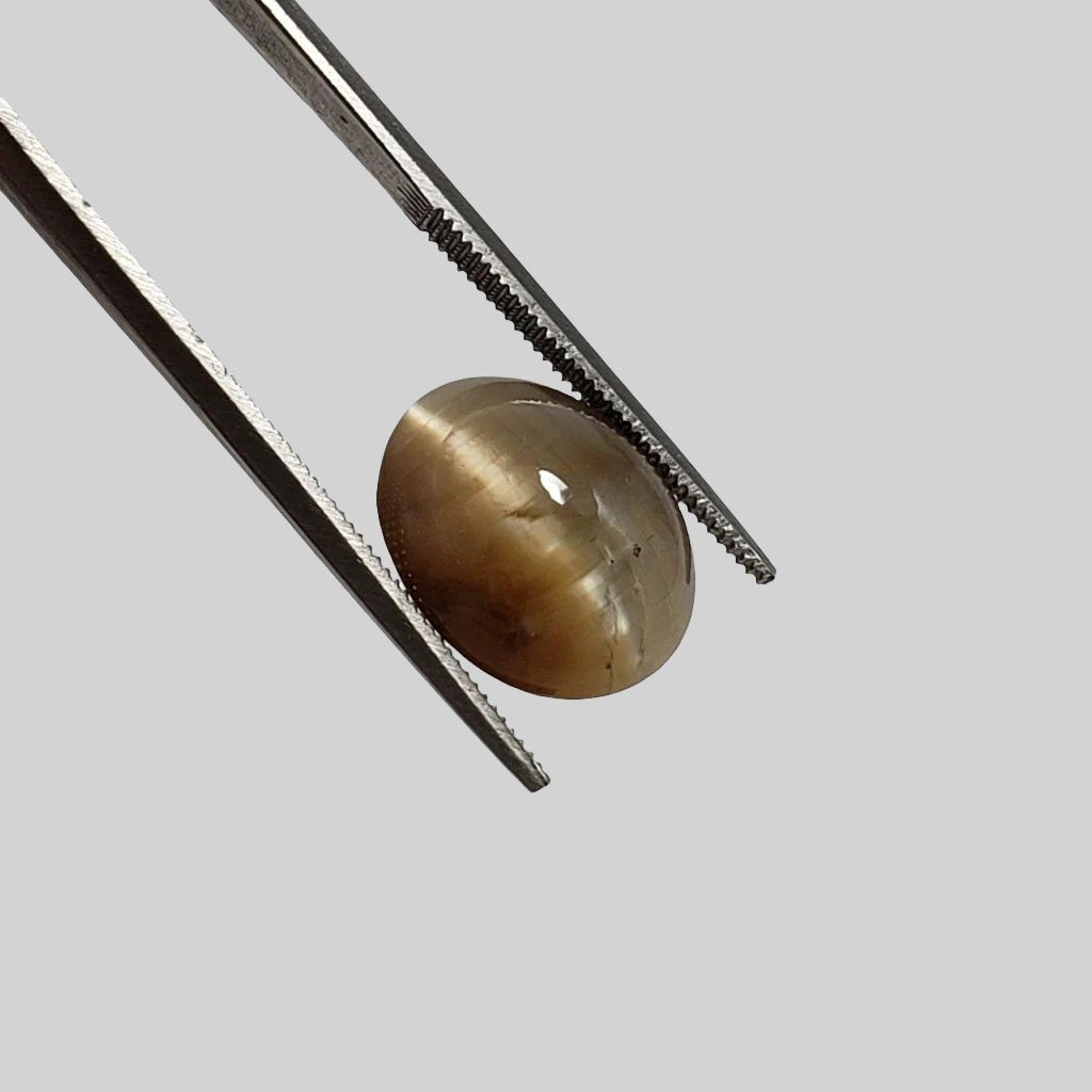  Opal Cats Eye | Oval Cabochon | Honey Color | 13.5x10.5mm 6.33ct | Africa 3