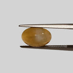  Opal Cats Eye | Oval Cabochon | Yellow | 12.3x8.2mm 4.2ct 4