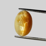  Opal Cats Eye | Oval Cabochon | Yellow | 16.4x11.6mm 8.7ct 5