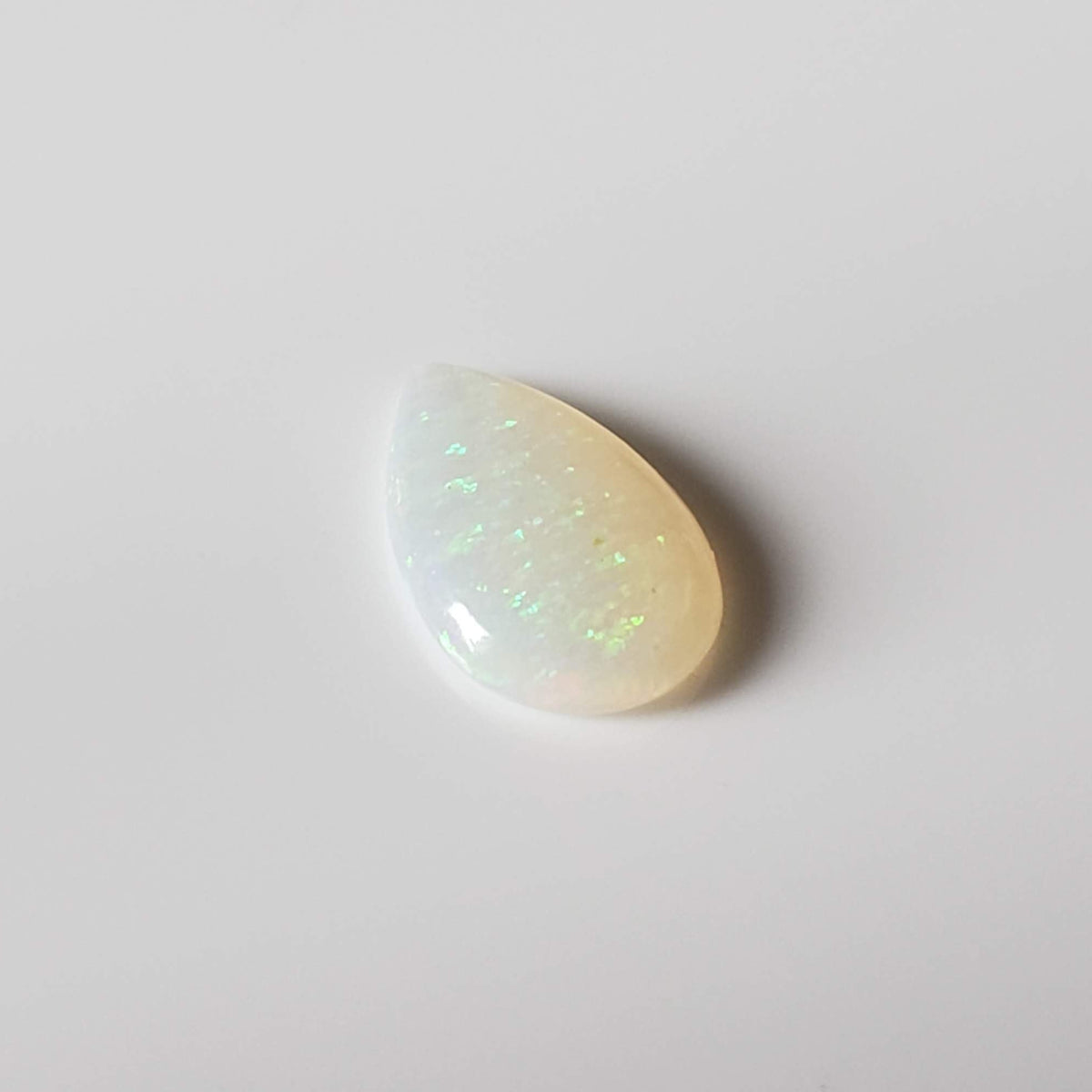  Opal | Pear Shape Cabochon | Rainbow | 9x6mm 0.5ct 4