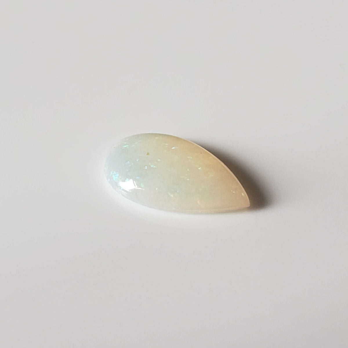 Opal | Pear Shape Cabochon | Rainbow | 9x6mm 0.5ct 5