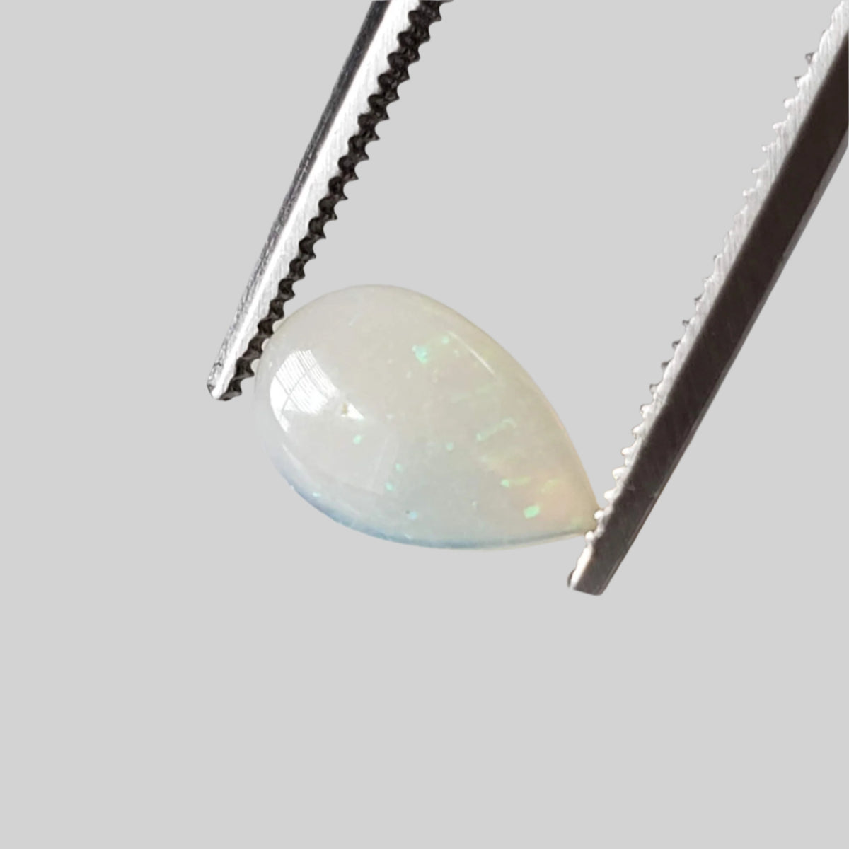  Opal | Pear Shape Cabochon | Rainbow | 9x6mm 0.5ct 1