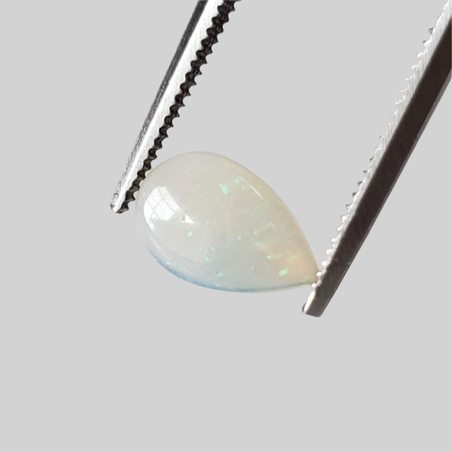  Opal | Pear Shape Cabochon | Rainbow | 9x6mm 0.5ct 1