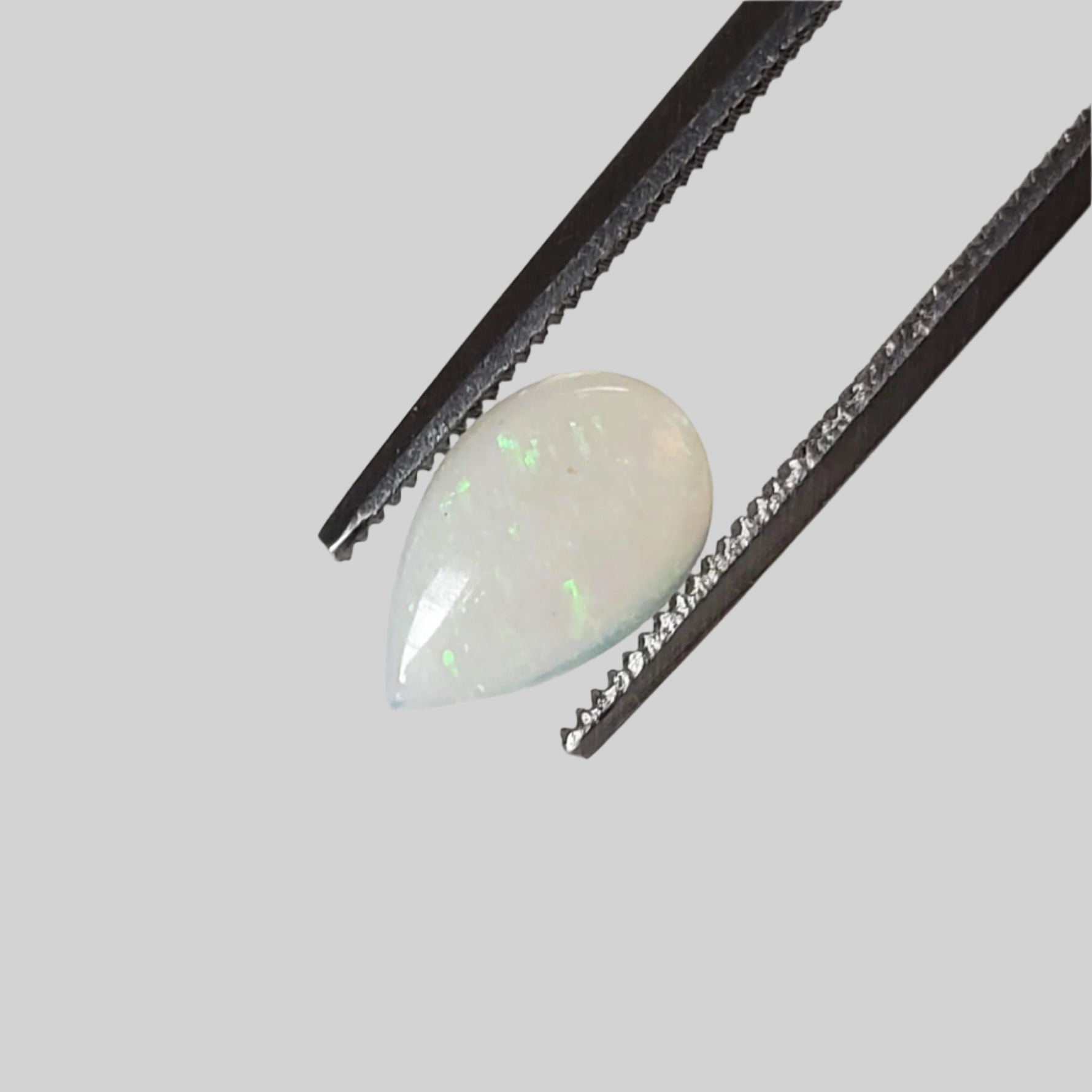  Opal | Pear Shape Cabochon | Rainbow | 9x6mm 0.5ct 