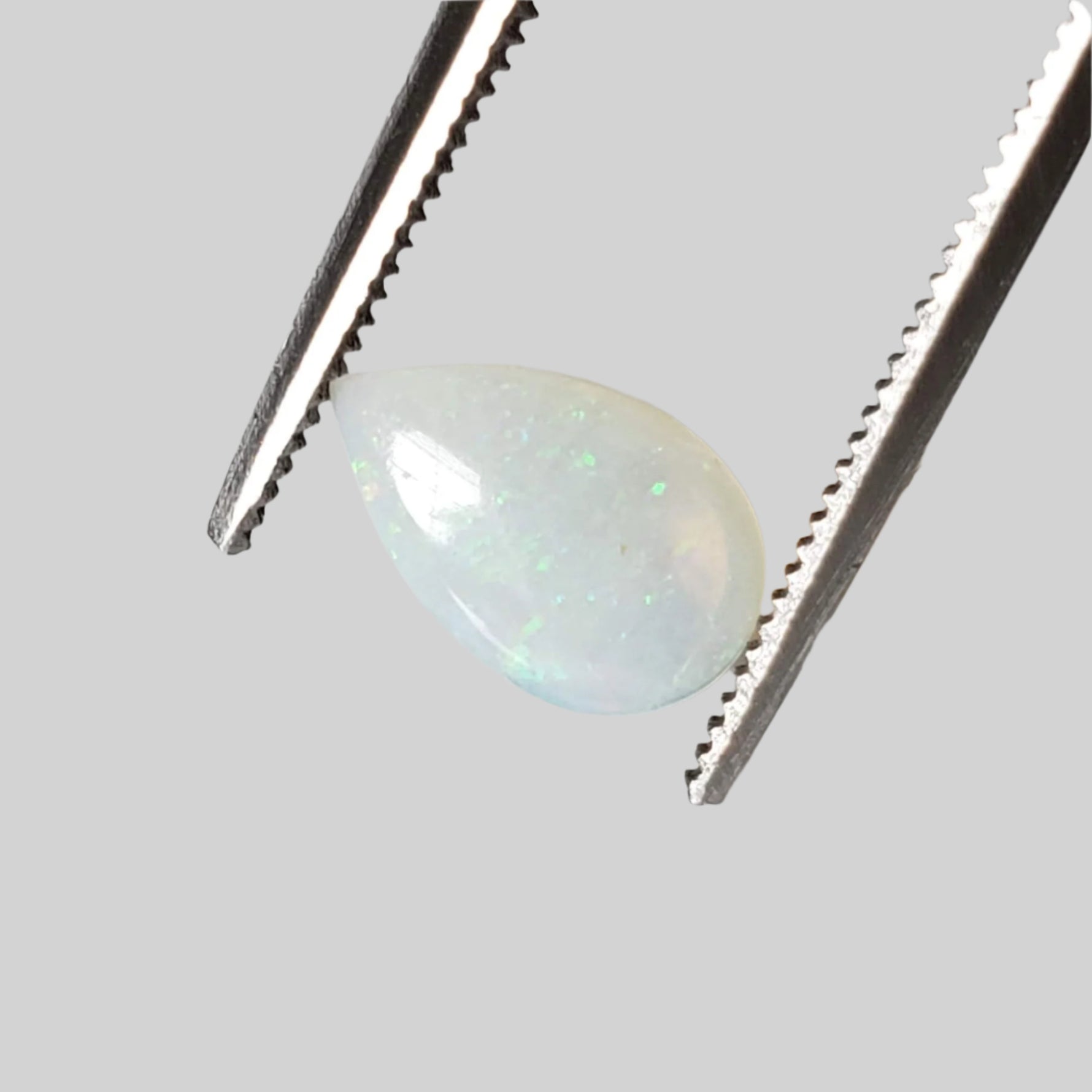  Opal | Pear Shape Cabochon | Rainbow | 9x6mm 0.5ct 3