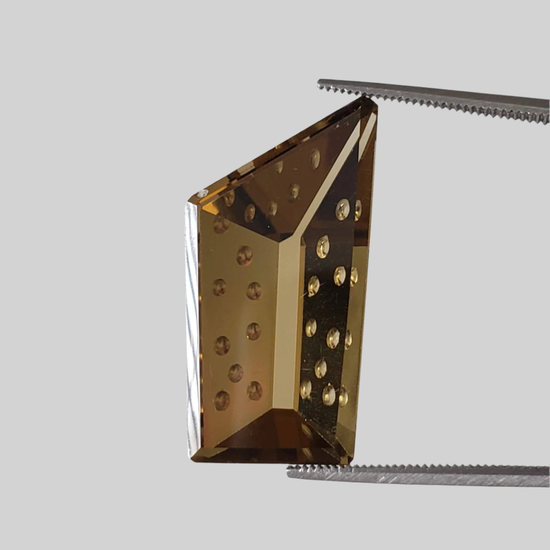  Oro Verde Citrine | Fancy Laser Cut | Olive Green | 26.6x13.6mm 20.8ct 1