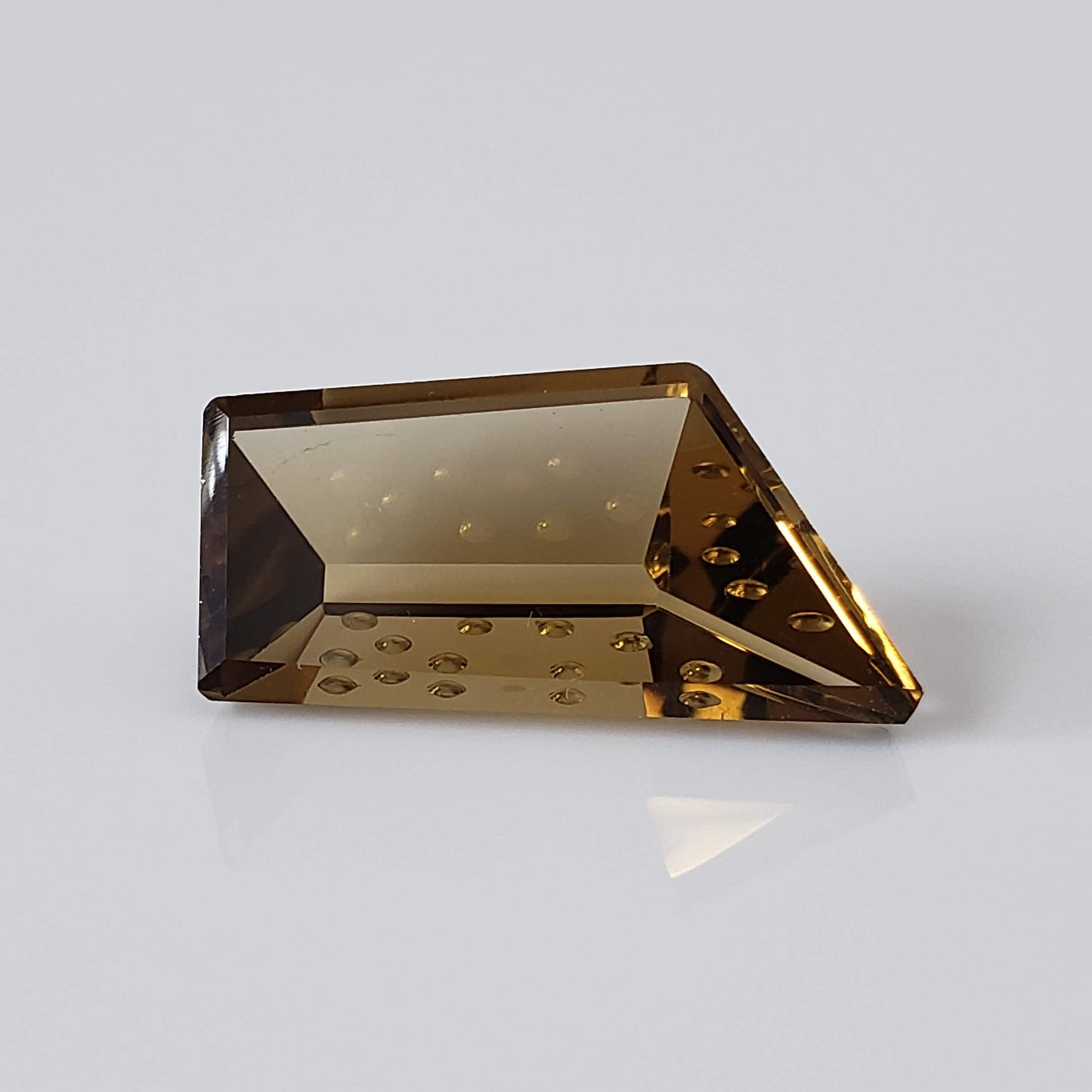  Oro Verde Citrine | Fancy Laser Cut | Olive Green | 26.6x13.6mm 20.8ct 2