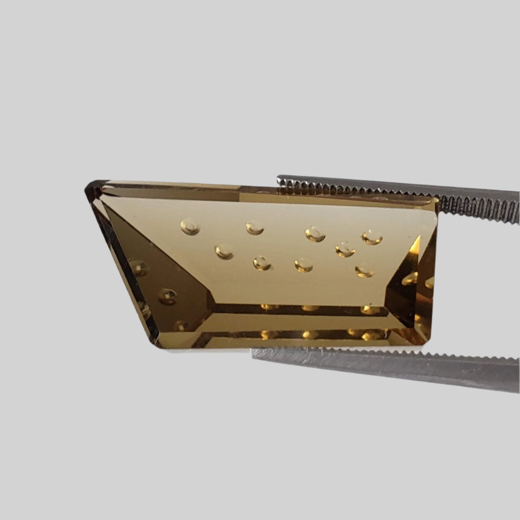  Oro Verde Citrine | Fancy Laser Cut | Olive Green | 26.6x13.6mm 20.8ct 