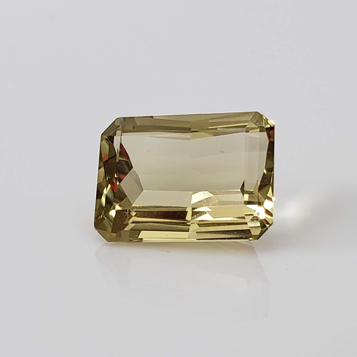  Oro Verde Citrine | Octagon Cut | Olive Green | 16x12mm 