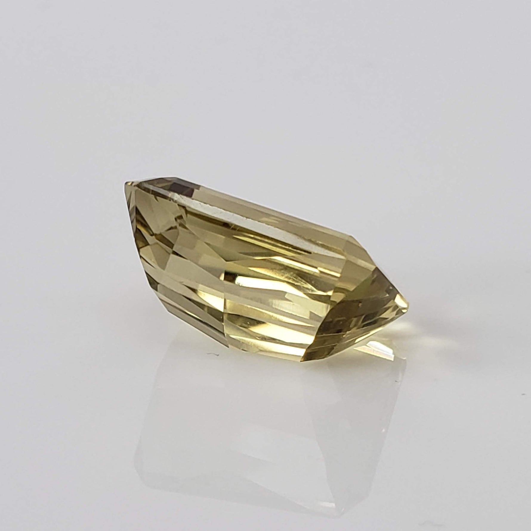  Oro Verde Citrine | Octagon Cut | Olive Green | 16x12mm 4