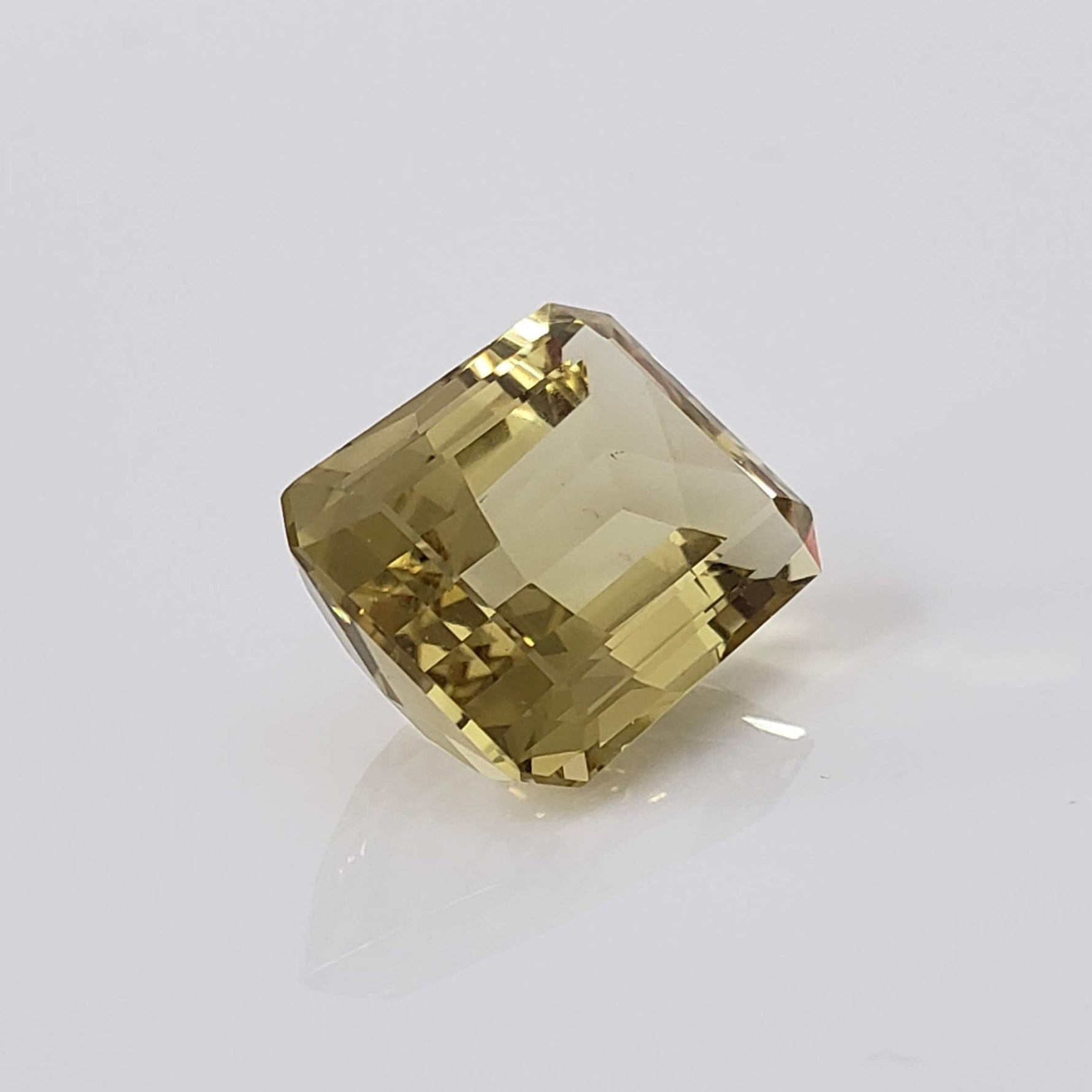  Oro Verde Citrine | Octagon Cut | Olive Green | 16x12mm 2