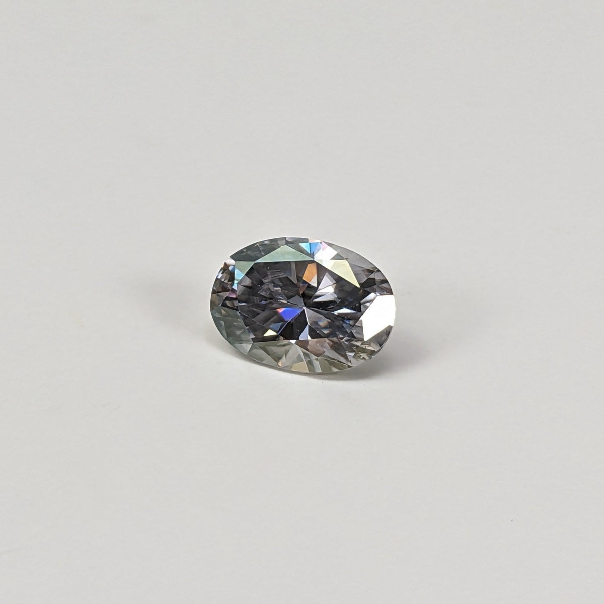  Moissanite | Oval Cut | Platinum | 14x10mm 