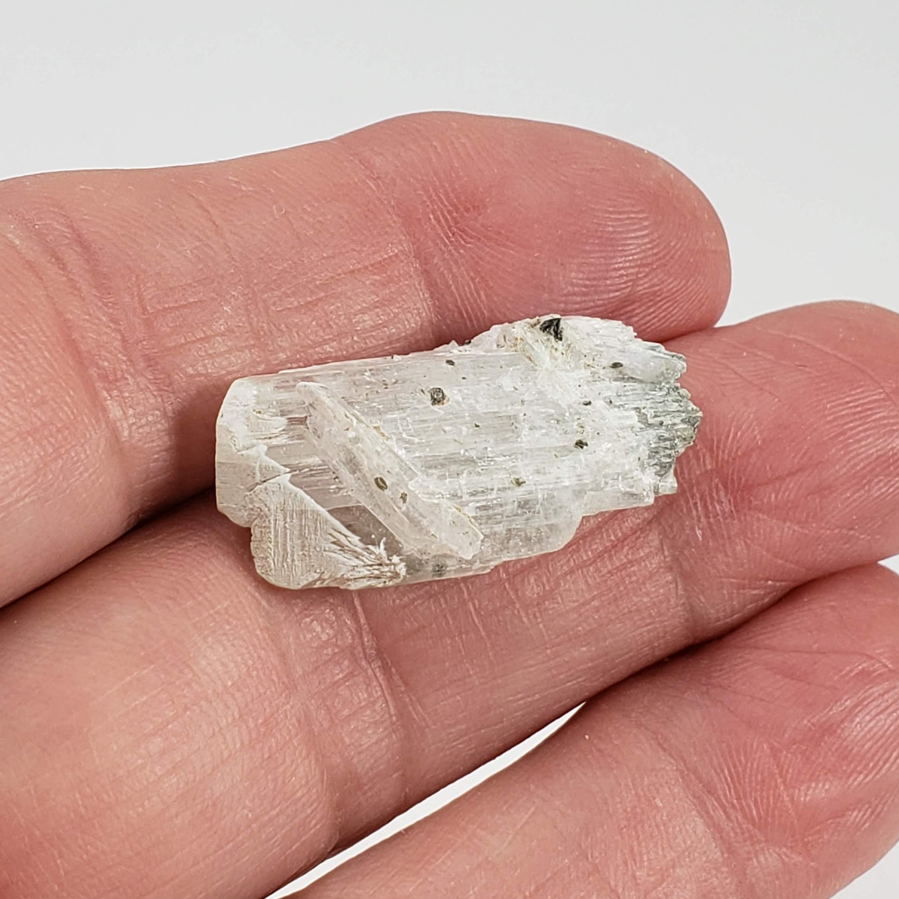  Pectolite Crystal  | 4.42 grams | Poudrette Quarry, Mont-Saint-Hilaire, Canada 4