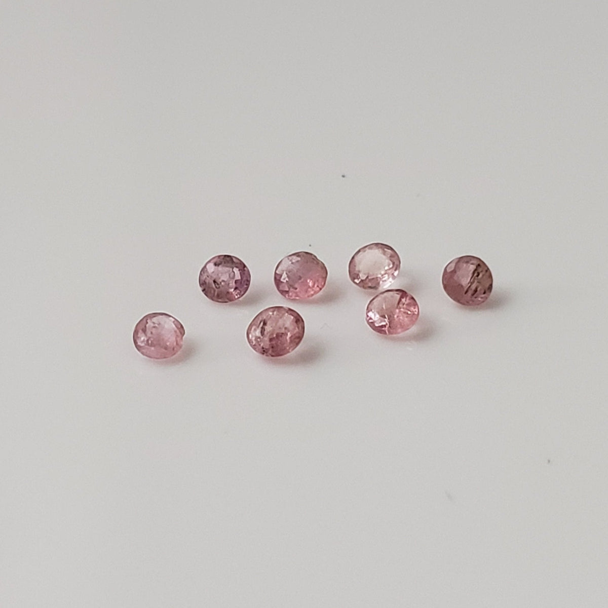  Pezzottaite | Round Cut | Rare Untreated Gemstone | Pink | 1.8mm | SO24 3