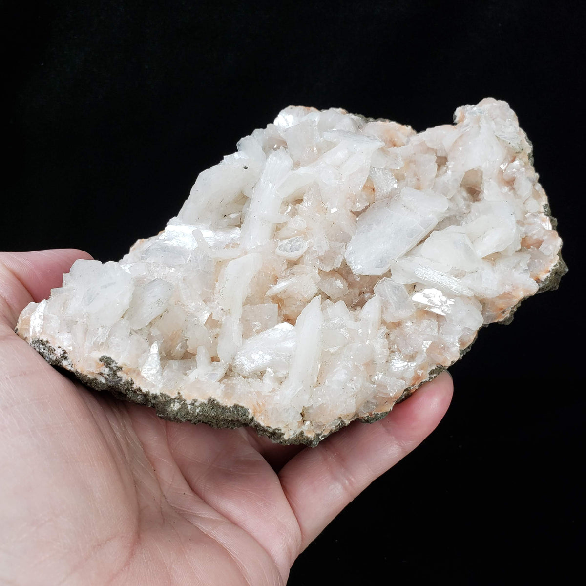  Pink Stilbite Crystal Cluster | 487 grams | Jalgaon, India 4