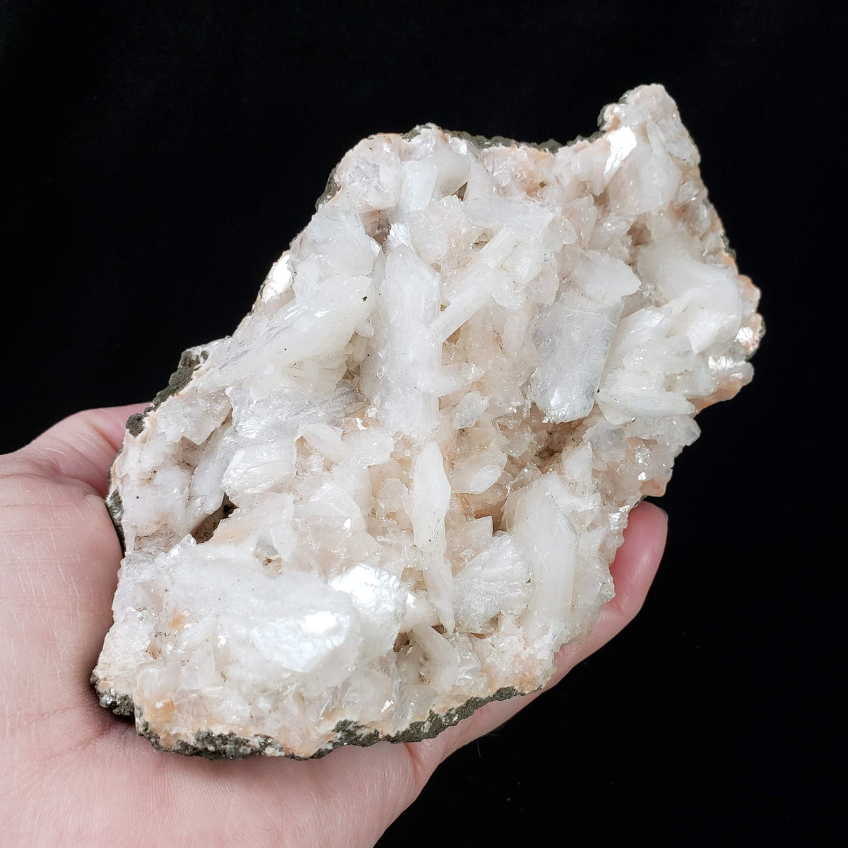  Pink Stilbite Crystal Cluster | 487 grams | Jalgaon, India 5