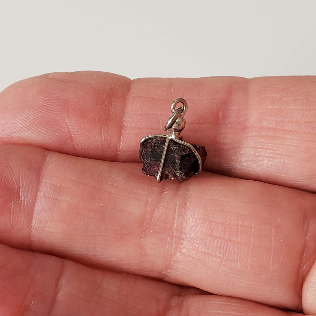  Pink Tourmaline Pendant | 925 Silver Wire Wrapped Pendant | Natural Raw Tourmaline 5