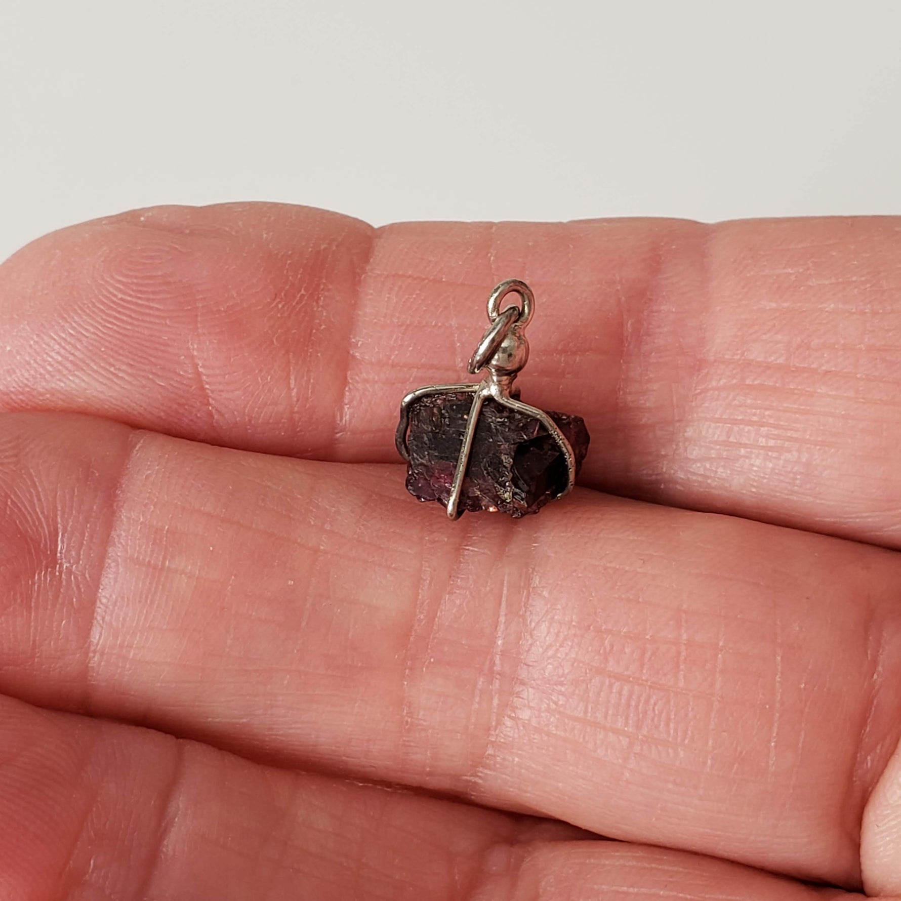  Pink Tourmaline Pendant | 925 Silver Wire Wrapped Pendant | Natural Raw Tourmaline 5