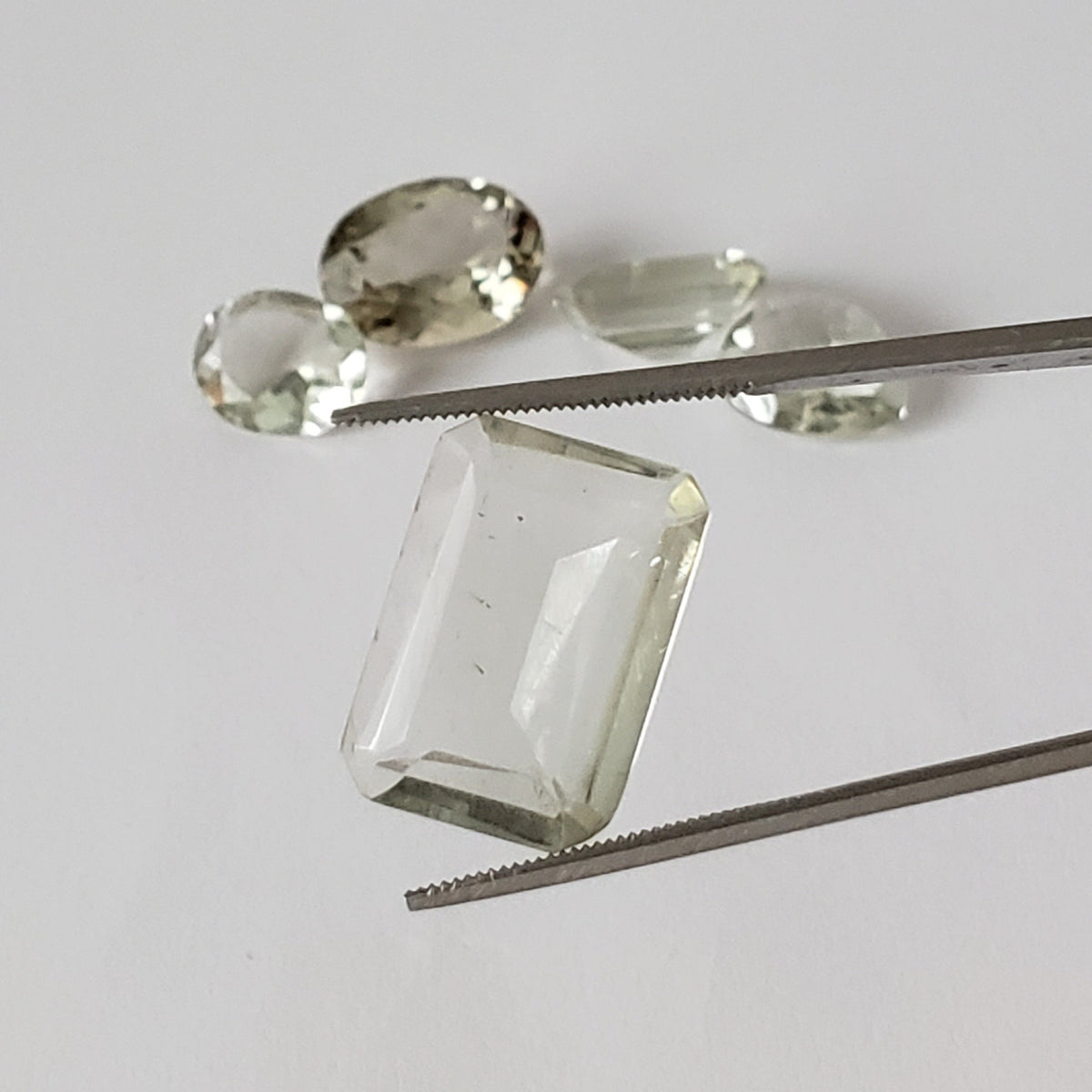  Prasiolite | Green Amethyst | 5 Piece Lot | Light Green | 30tcw | SO24 2