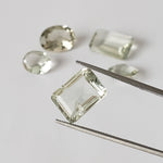  Prasiolite | Green Amethyst | 5 Piece Lot | Light Green | 30tcw | SO24 5
