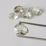  Prasiolite | Green Amethyst | 5 Piece Lot | Light Green | 30tcw | SO24 6