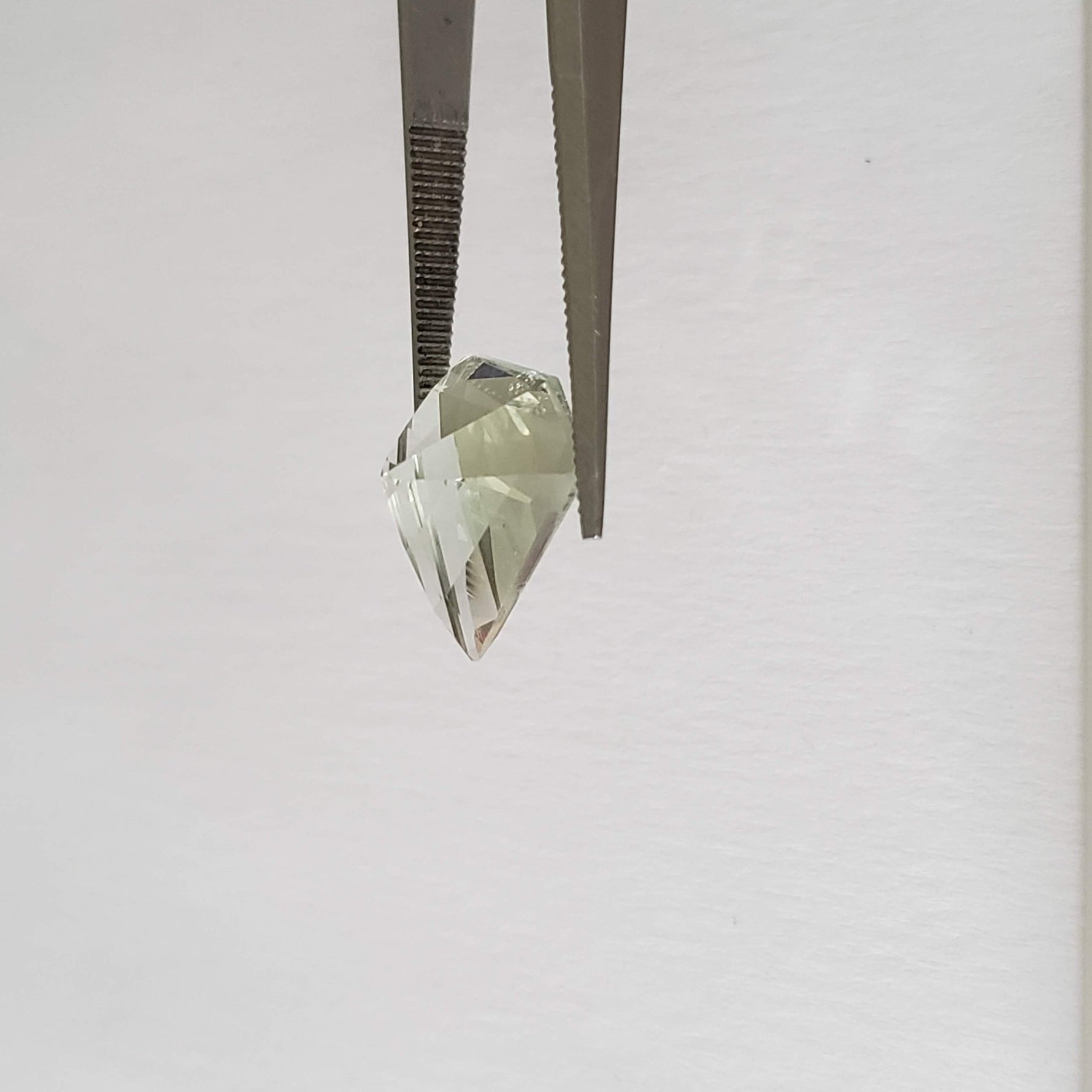  Prasiolite | Green Amethyst | Kite Shape Cut | Light Green | 13.7x12mm 4.7ct 7