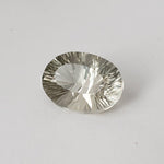  Prasiolite | Green Amethyst | Oval Concave Cut | Light Green | 14x10mm 5.56ct | SO24 2