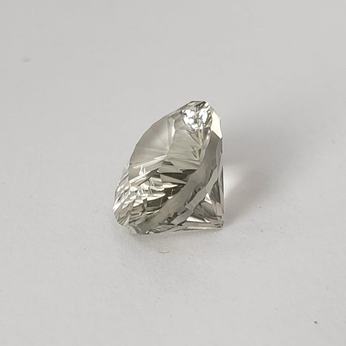  Prasiolite | Green Amethyst | Oval Concave Cut | Light Green | 14x10mm 5.56ct | SO24 4