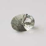  Prasiolite | Green Amethyst | Oval Concave Cut | Light Green | 14x10mm 5.7ct 2