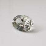  Prasiolite | Green Amethyst | Oval Concave Cut | Light Green | 14x10mm 5.7ct 3
