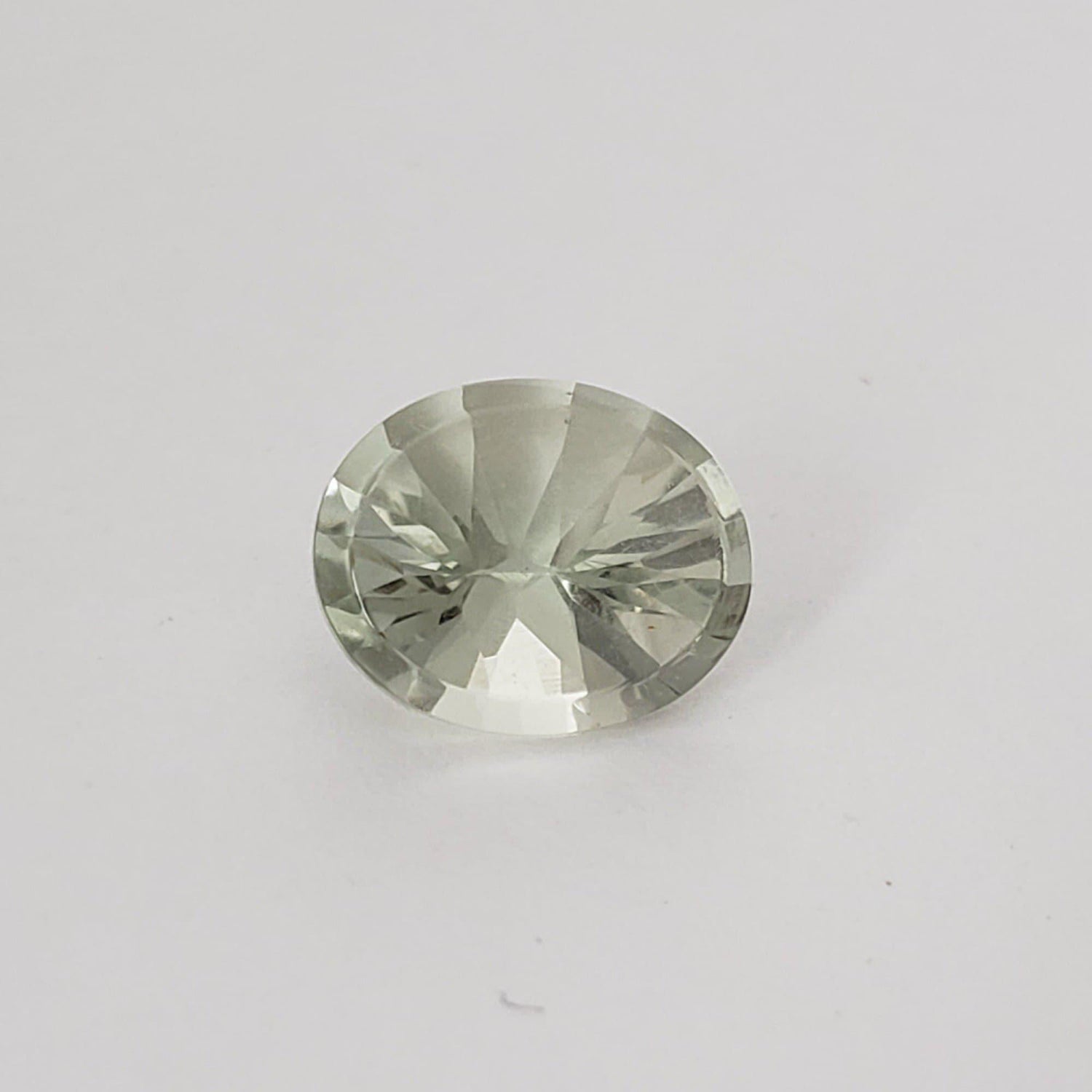  Prasiolite | Green Amethyst | Oval Cut | Light Green | 9.7x8mm 2.48ct | Brazil SO24 