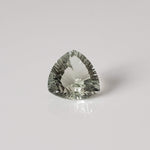 Prasiolite | Green Amethyst | Trilliant Concave Cut | Light Green | 12mm 5.4ct 3