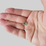  Prasiolite | Green Amethyst | Trilliant Concave Cut | Light Green | 12mm 5.4ct 8