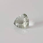  Prasiolite | Green Amethyst | Trilliant Concave Cut | Light Green | 12mm 5.4ct 2