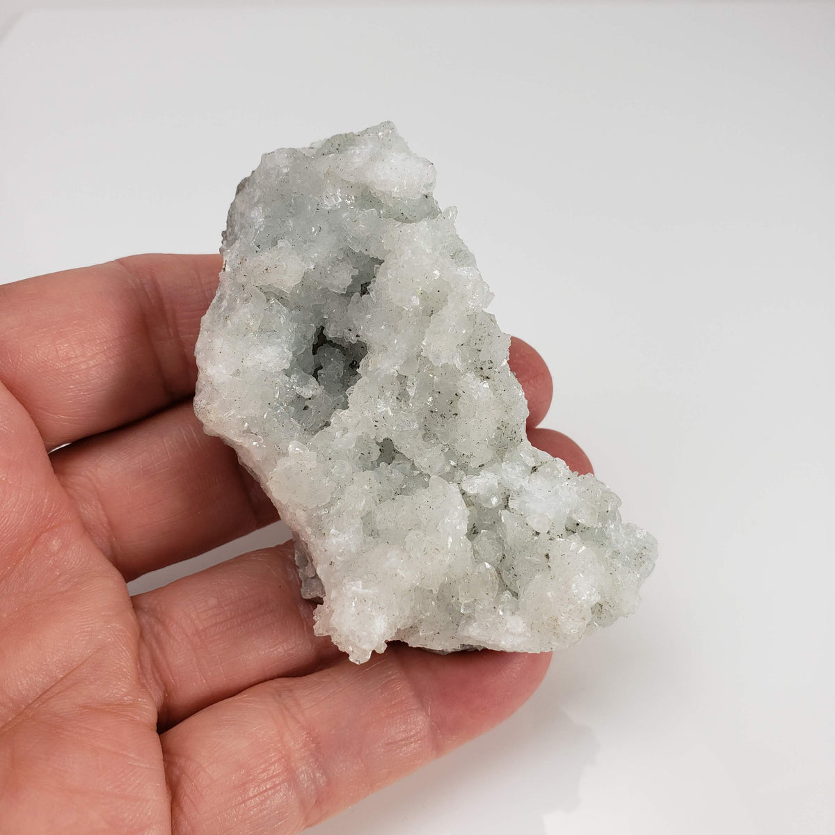 Prehnite Crystal Cluster | 94 grams | Mumbai, India 6