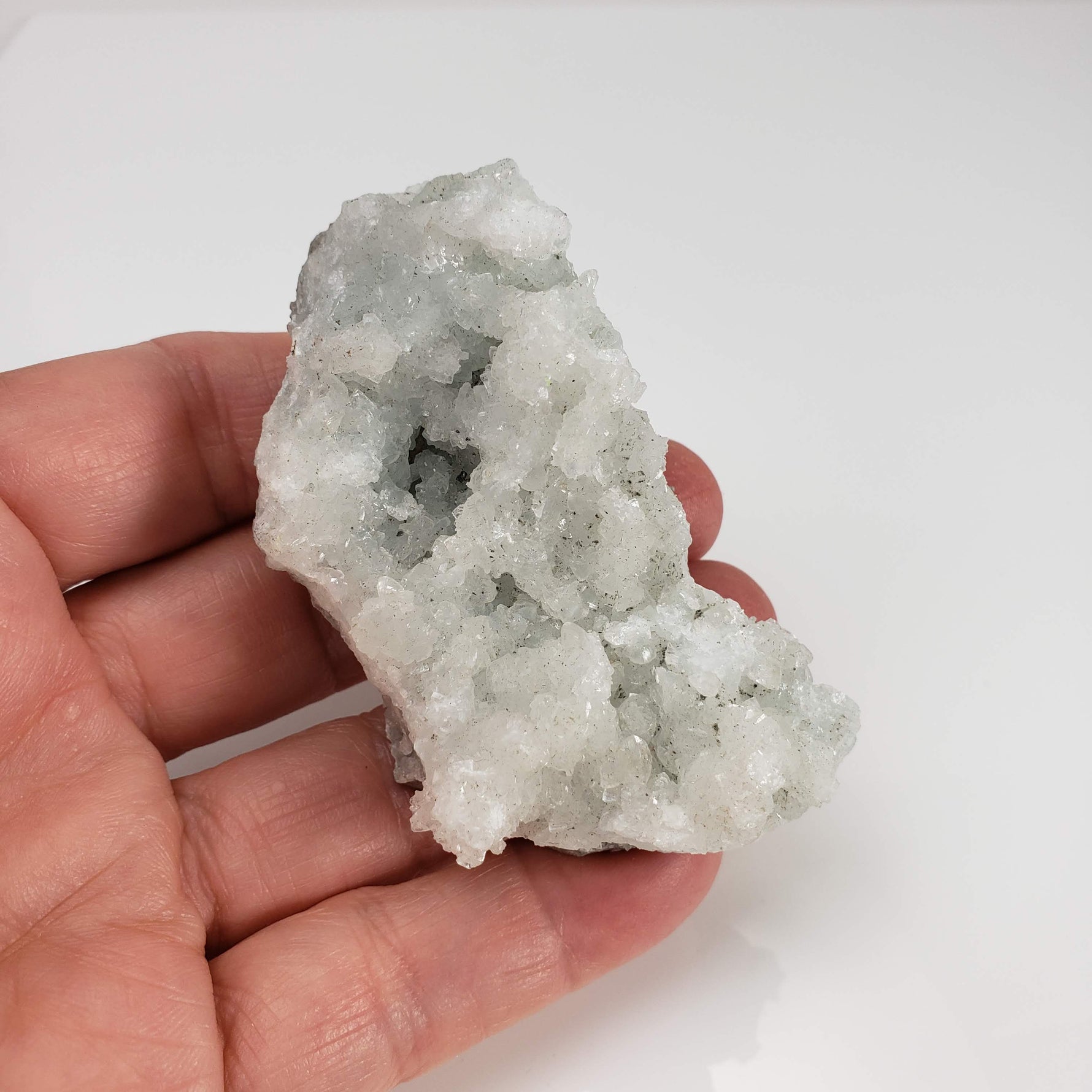 Prehnite Crystal Cluster | 94 grams | Mumbai, India 6
