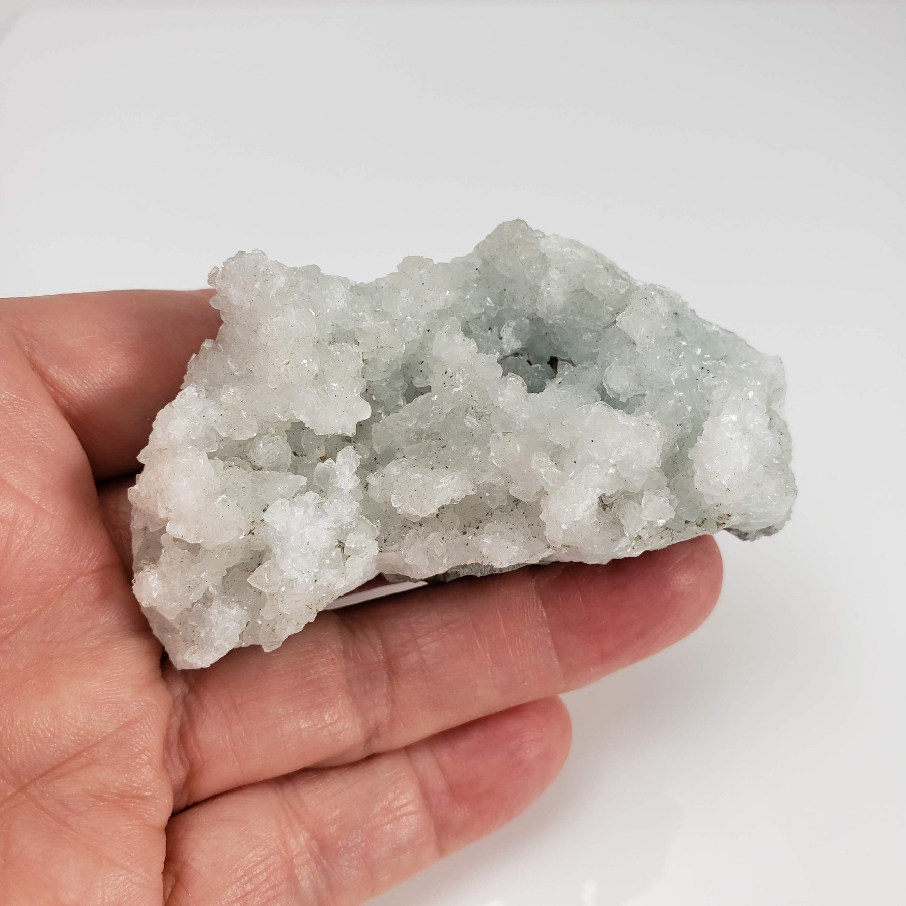 Prehnite Crystal Cluster | 94 grams | Mumbai, India 7