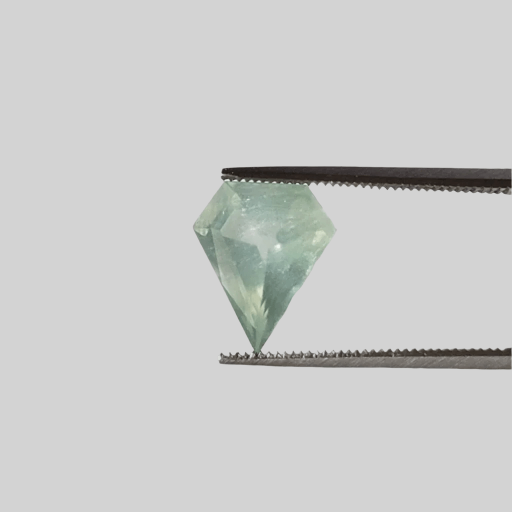  Prehnite | Kite Shape Cut | Green | 11.5x10mm 2.6ct 1