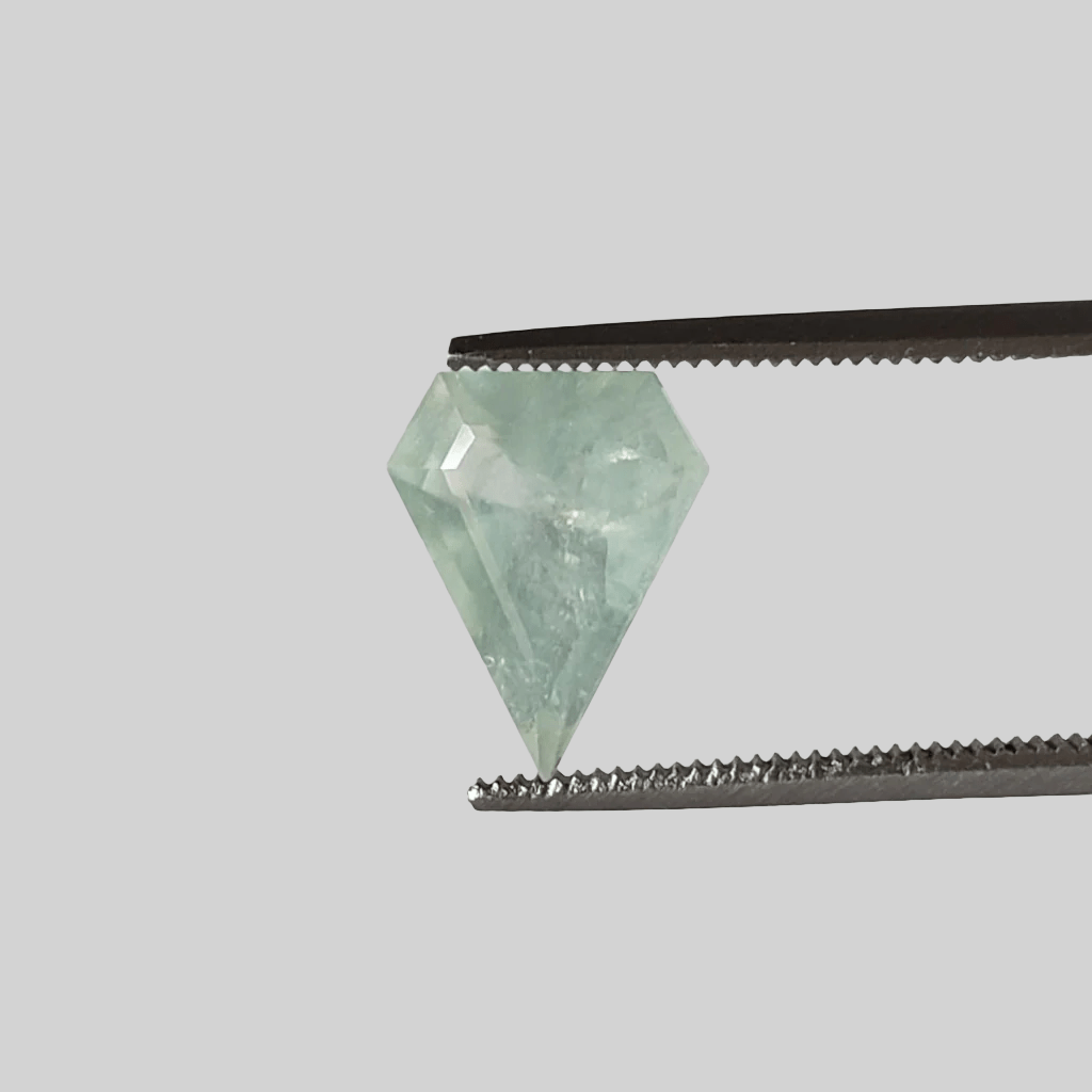  Prehnite | Kite Shape Cut | Green | 11x9mm 2.1ct 